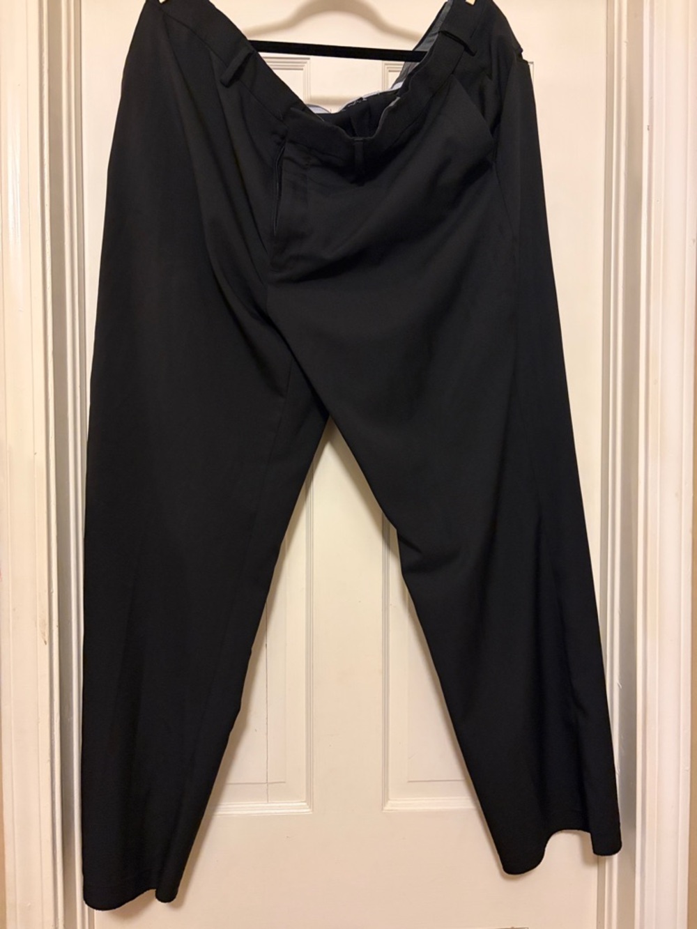 Haggar Black Men's Dress Pants - Straight Leg
